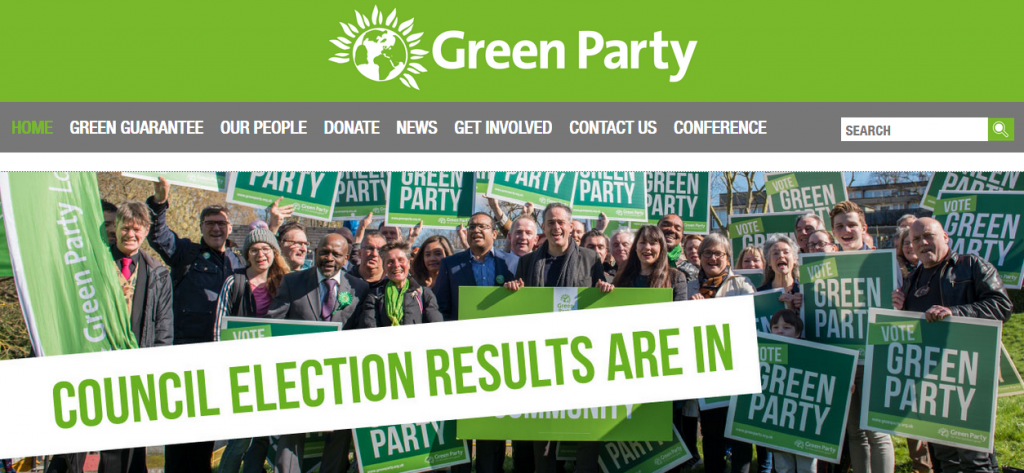 イギリス緑の党ウェブサイトより